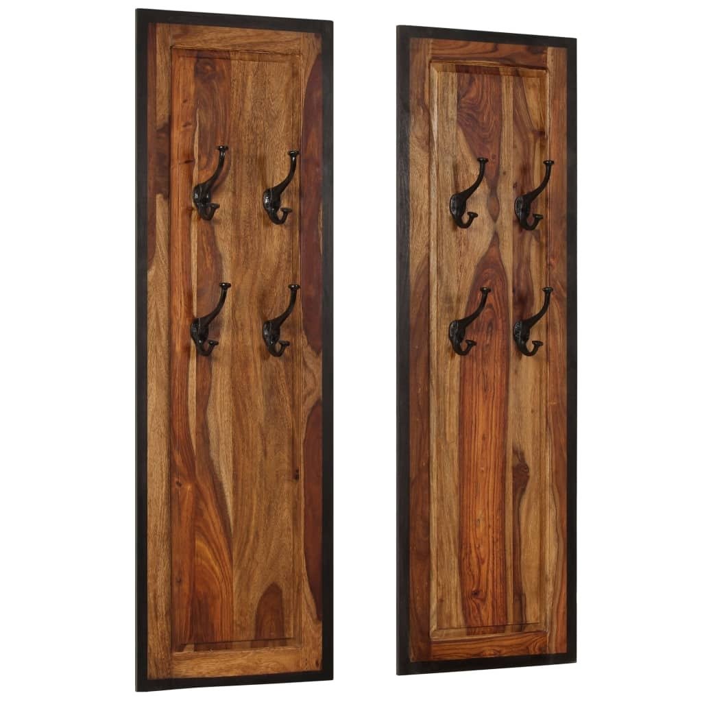 Coat Rack Acacia wood with natural grain patterns - Galactic capuchin