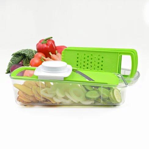 GO GREEN Veggie 4 in 1 Grinder, Slicer, Cutter And Shredder - Galactic capuchin
