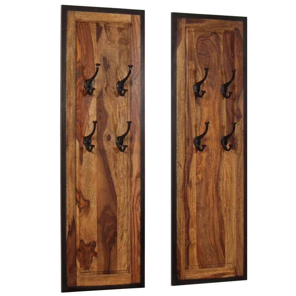 Coat Rack Acacia wood with natural grain patterns - Galactic capuchin