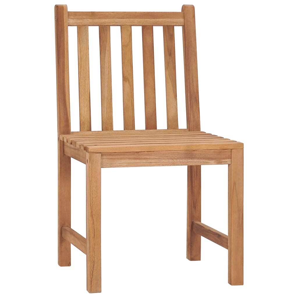 Patio Chairs 2 pcs with Cushions Solid Teak Wood - Galactic capuchin