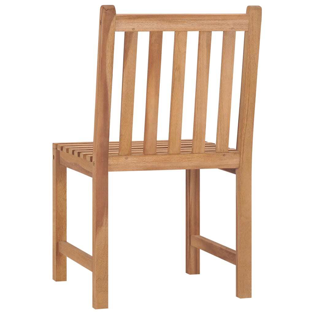 Patio Chairs 6 pcs with Cushions Solid Teak Wood - Galactic capuchin