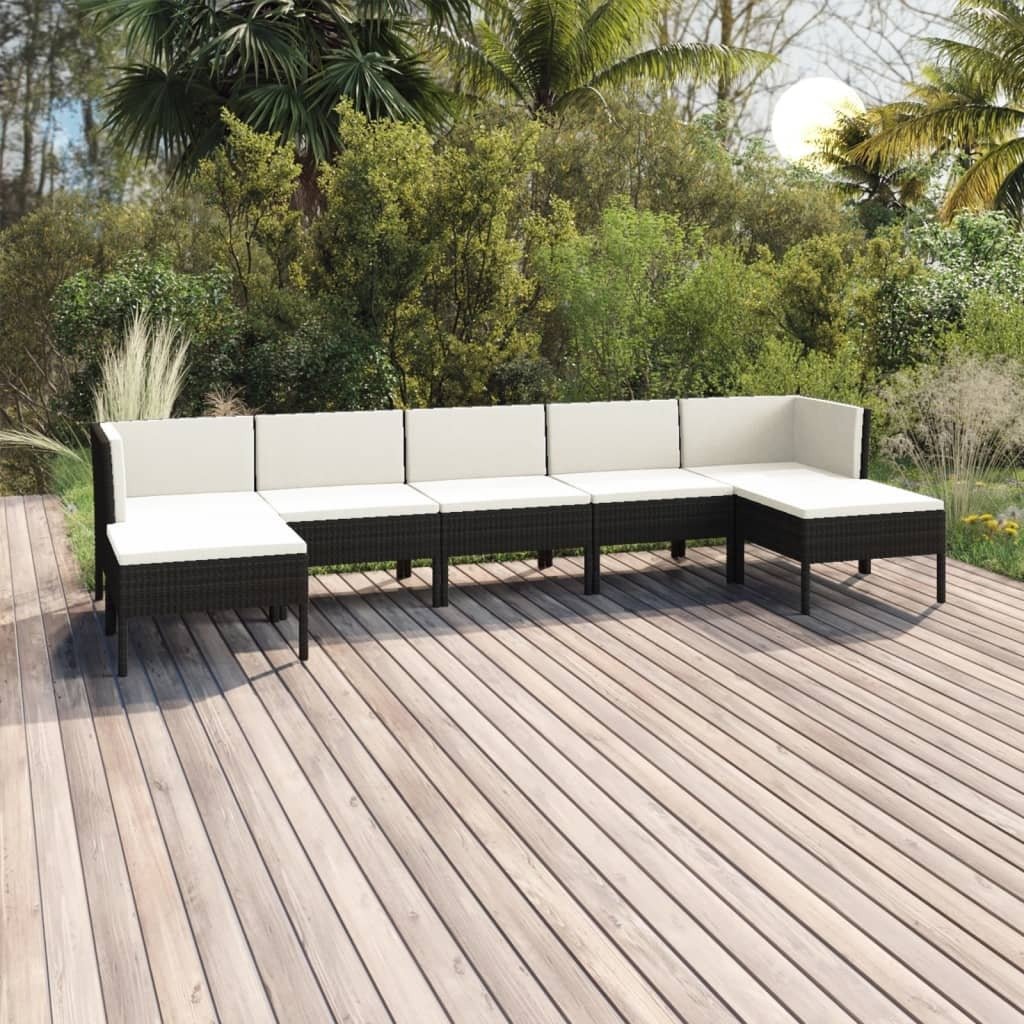 Garden Lounge Set Black - Galactic capuchin