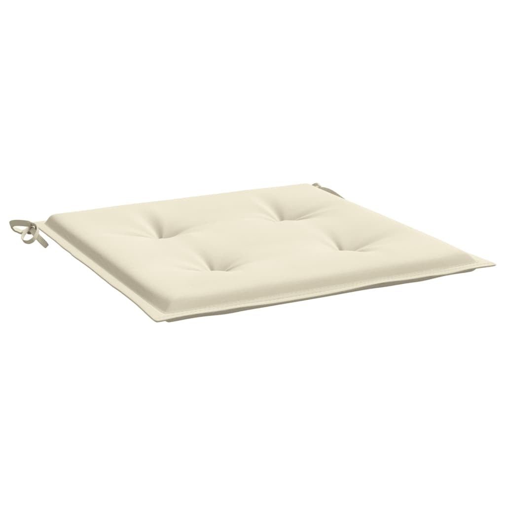 Chair Cushion Set of 4 Cream Oxford fabric (100% polyester) - Galactic capuchin