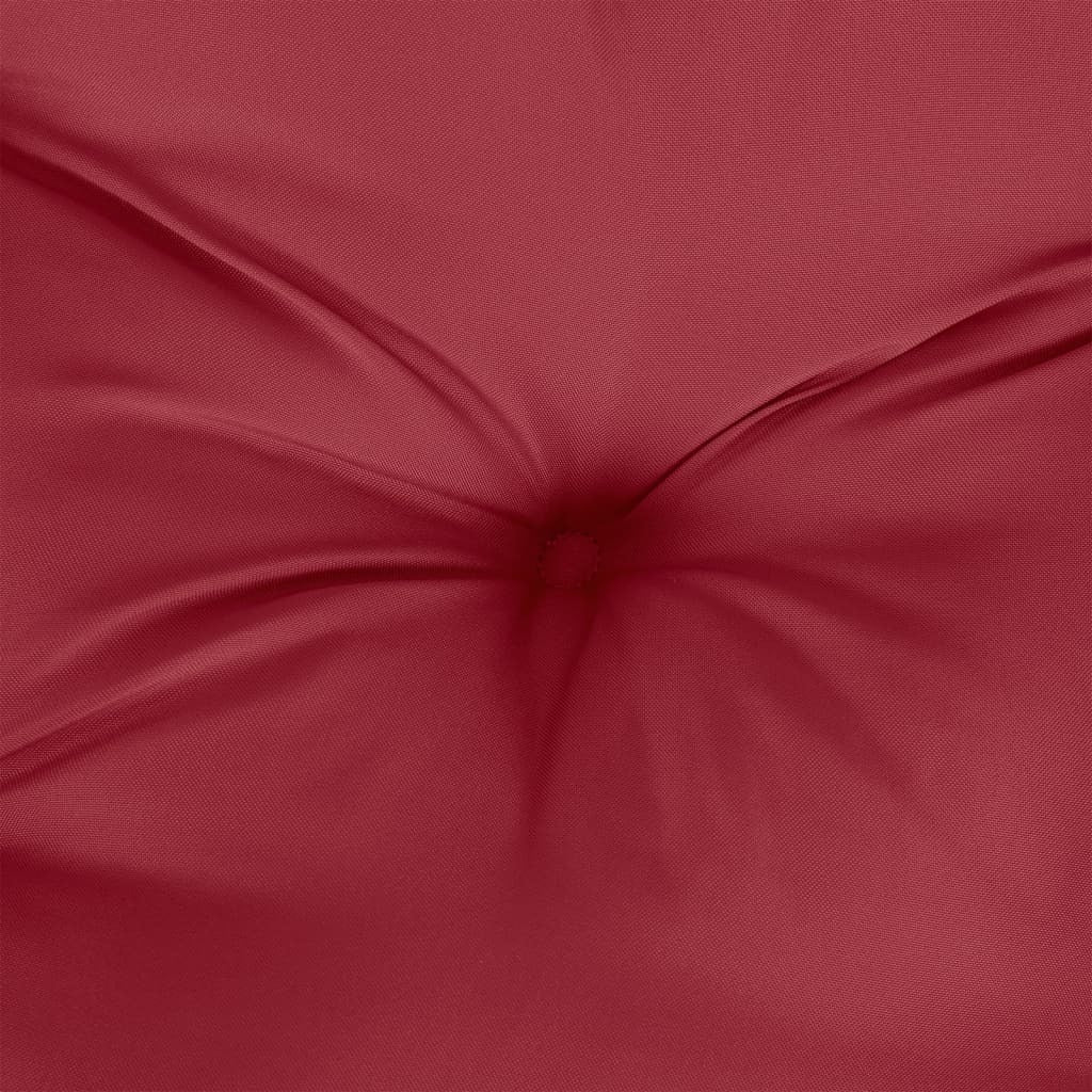 Garden Bench Cushion Wine Red 78.7"x(19.7"+19.7")x2.8" Oxford Fabric - Galactic capuchin