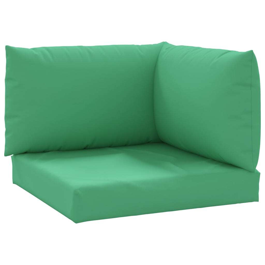 Pallet Cushion Green Oxford fabric, Hollow fiber, Foam fiber - Galactic capuchin