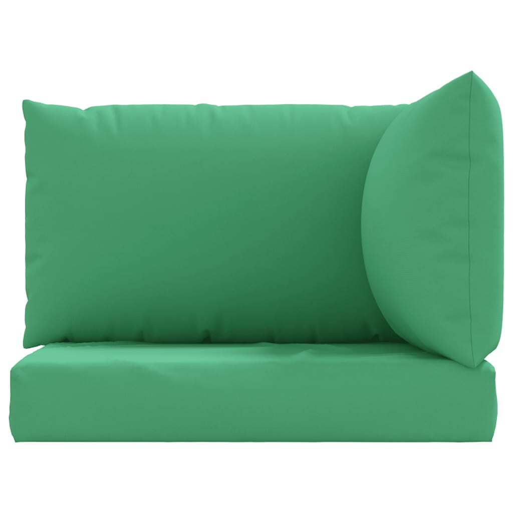 Pallet Cushion Green Oxford fabric, Hollow fiber, Foam fiber - Galactic capuchin