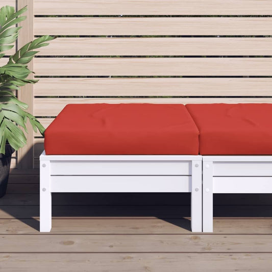 Pallet Cushion Red Oxford fabric, Foam fiber - Galactic capuchin