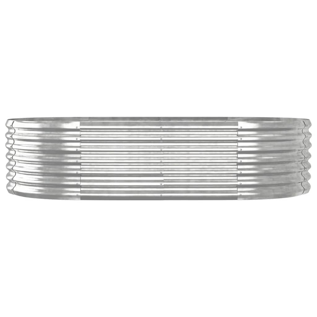 Garden Raised Bed Galvanized Steel 59.8"x31.5"x14.2" Silver - Galactic capuchin
