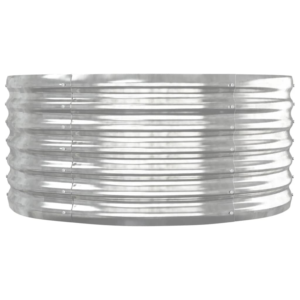 Garden Raised Bed Galvanized Steel 59.8"x31.5"x14.2" Silver - Galactic capuchin
