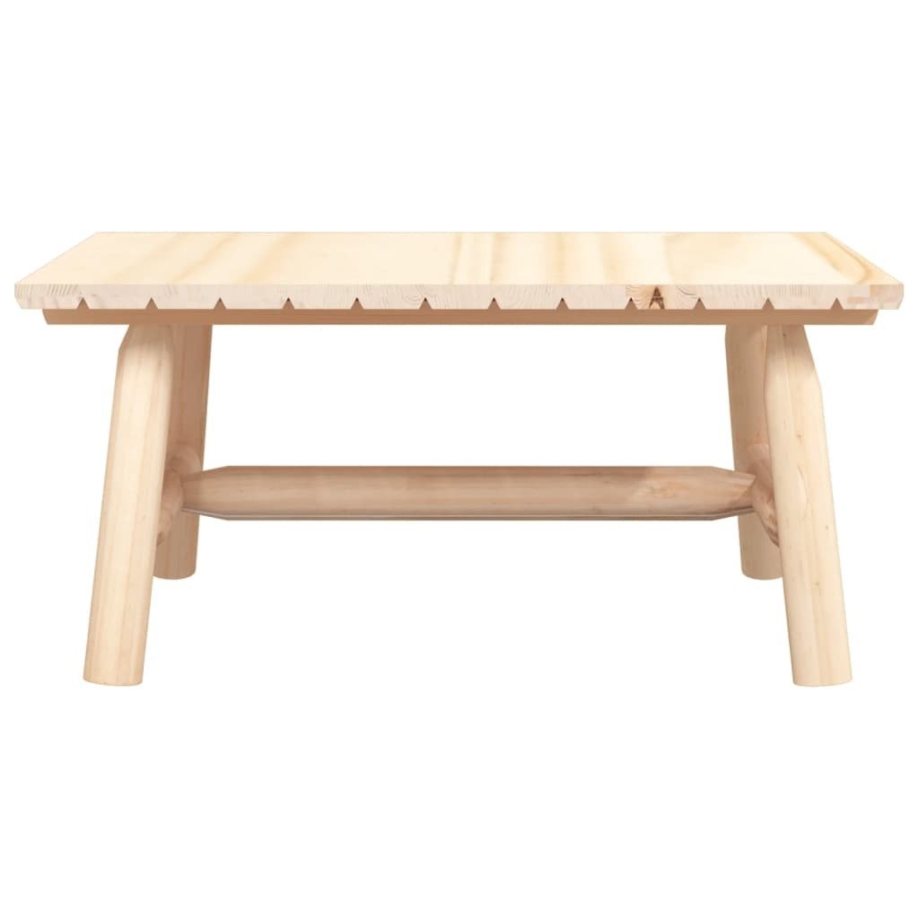 Coffee Table 35.4"x19.7"x16.1" Solid Wood Spruce - Galactic capuchin