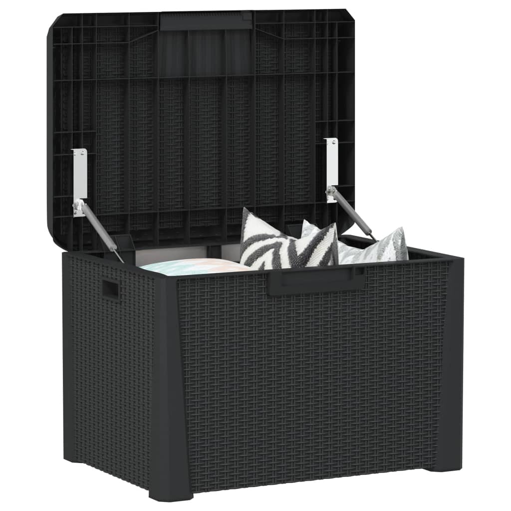 Garden Storage Box Anthracite Polypropylene Medium - Galactic capuchin