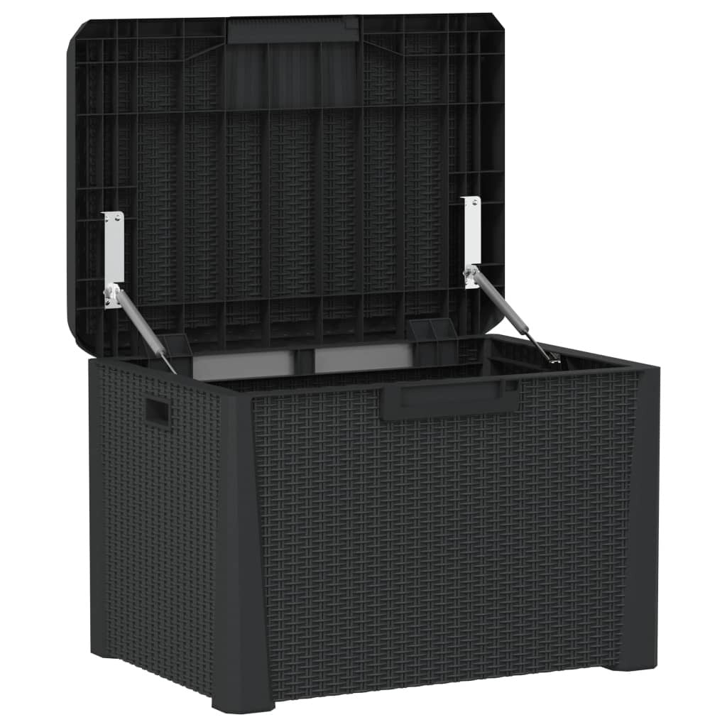 Garden Storage Box Anthracite Polypropylene Medium - Galactic capuchin