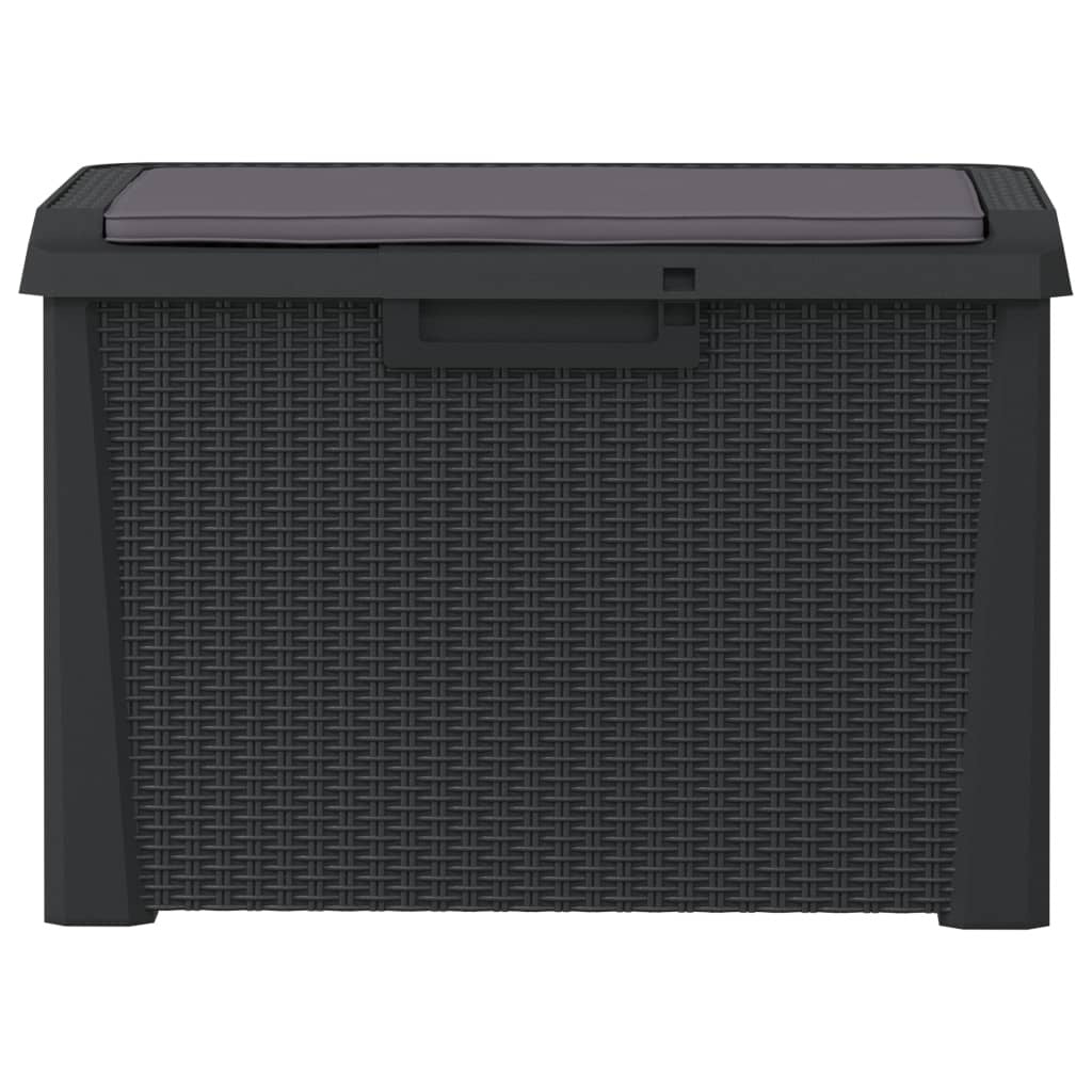 Garden Storage Box Anthracite Polypropylene Medium - Galactic capuchin