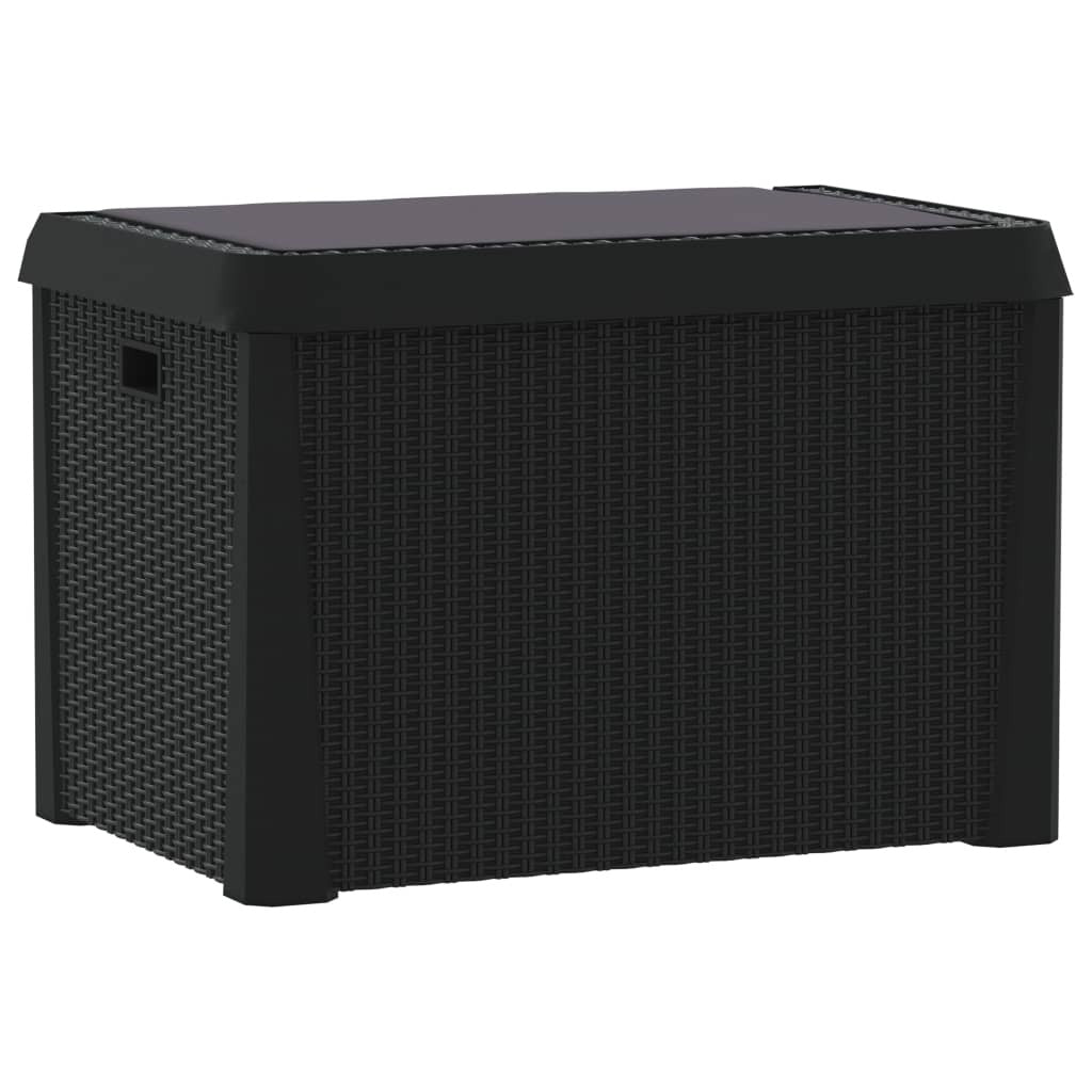Garden Storage Box Anthracite Polypropylene Medium - Galactic capuchin