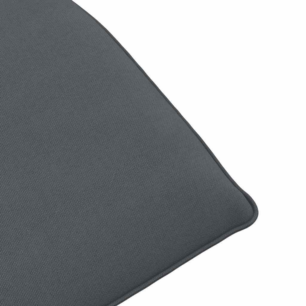 Sun Lounger Gray Oxford fabric, metal, foam Large Collapsible - Galactic capuchin