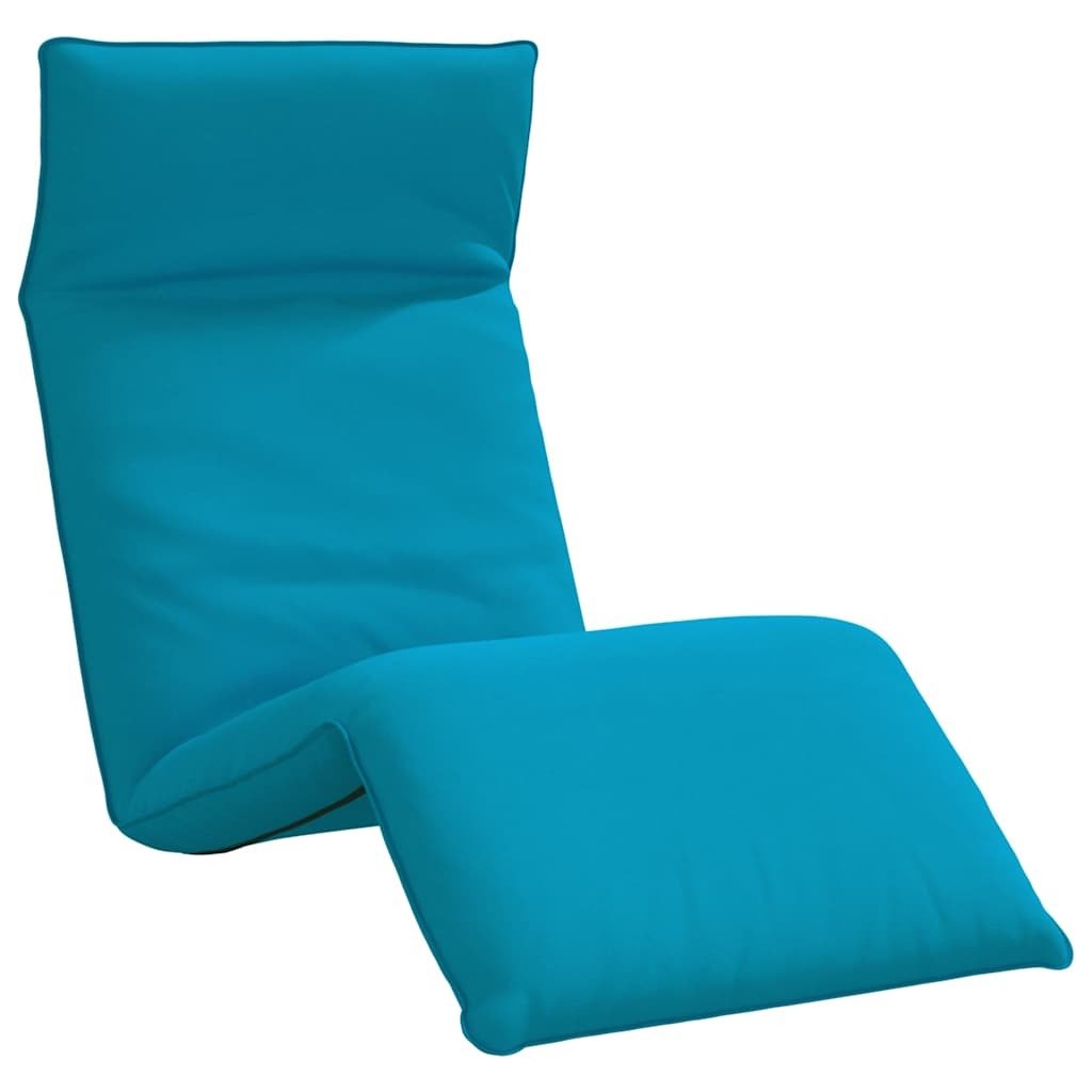 Folding Sun lounger Light Blue 68.9x21.3x3.3" Oxford Fabric - Galactic capuchin