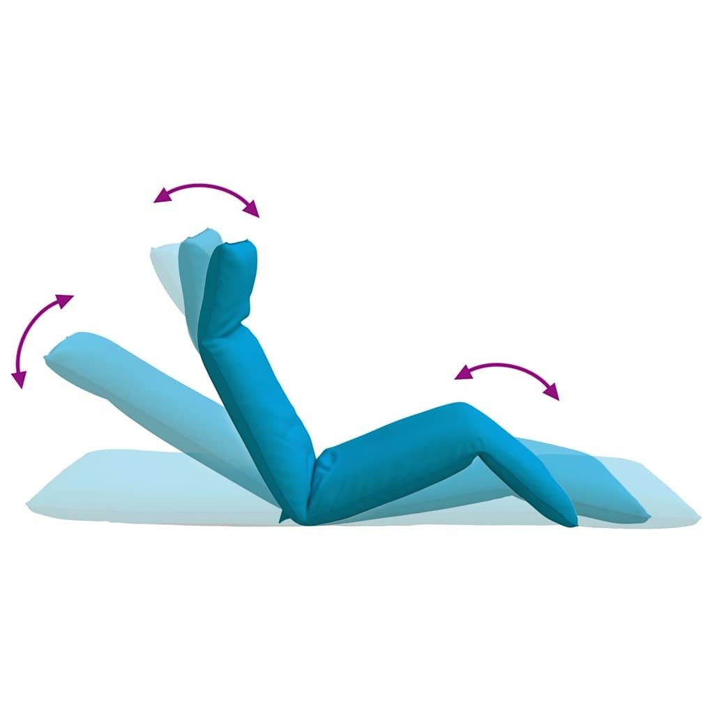 Folding Sun lounger Light Blue 68.9x21.3x3.3" Oxford Fabric - Galactic capuchin