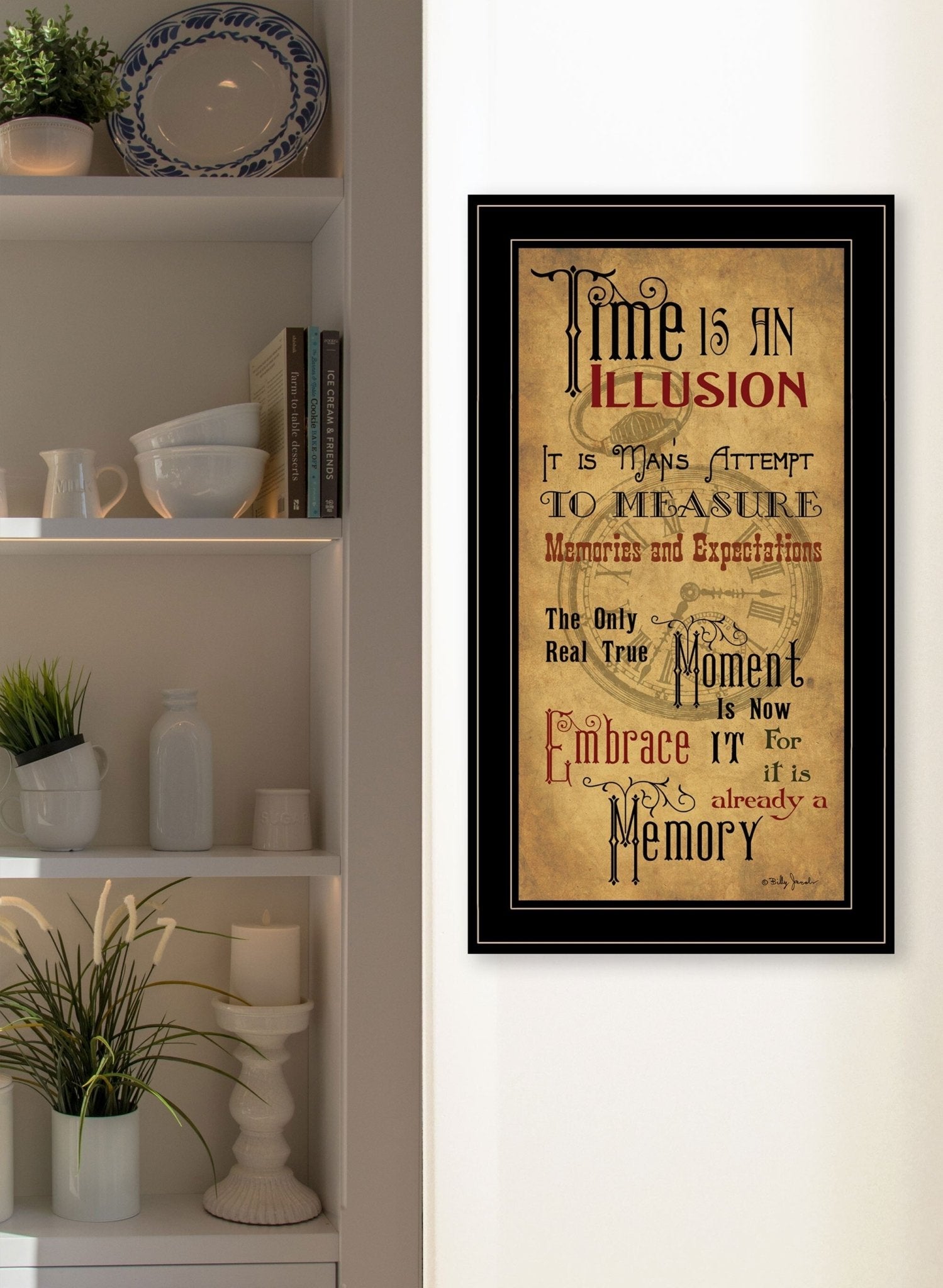 Memories 2 Black Framed Print Wall Art - Galactic capuchin