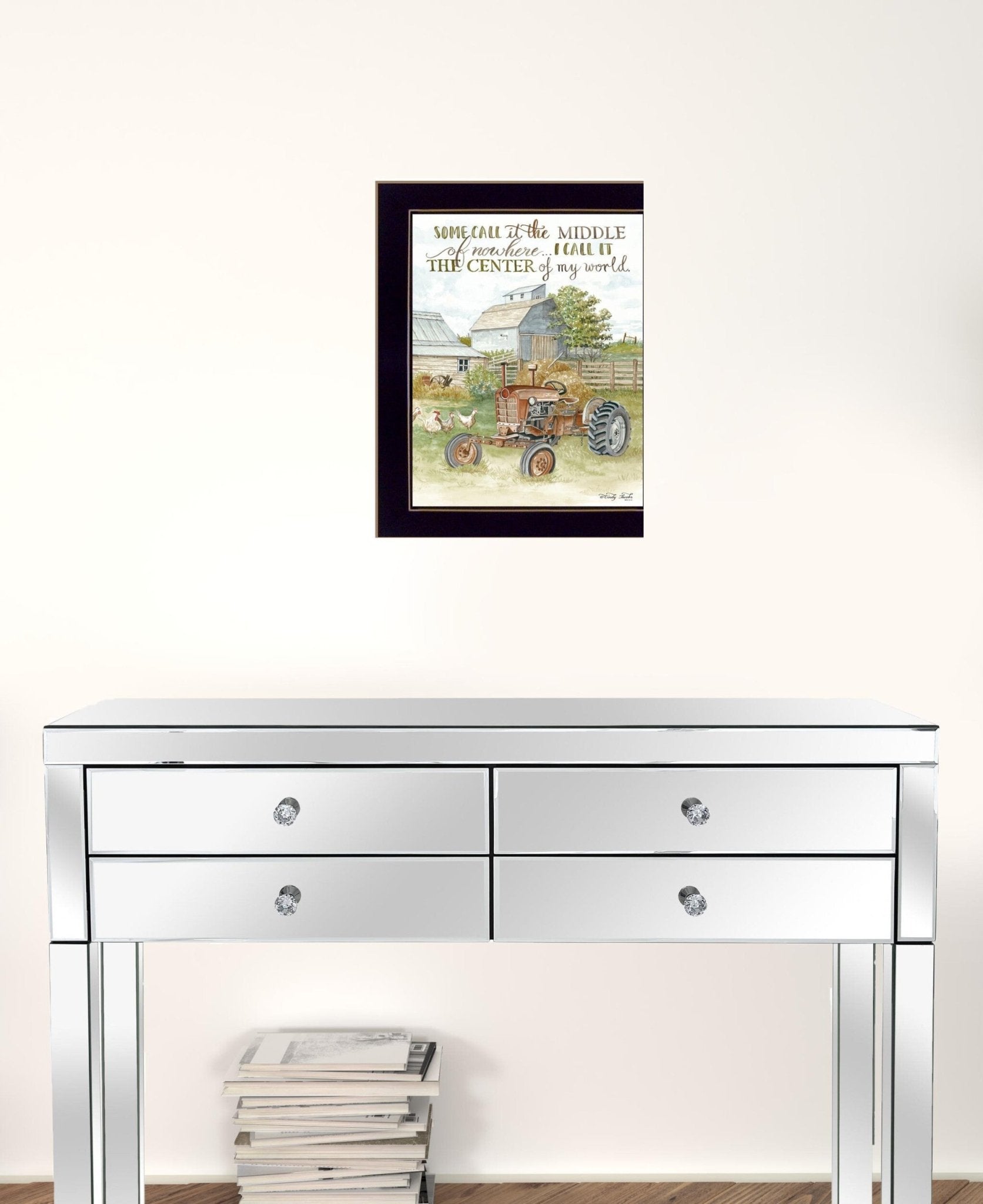Center of My World Black Framed Print Wall Art - Galactic capuchin