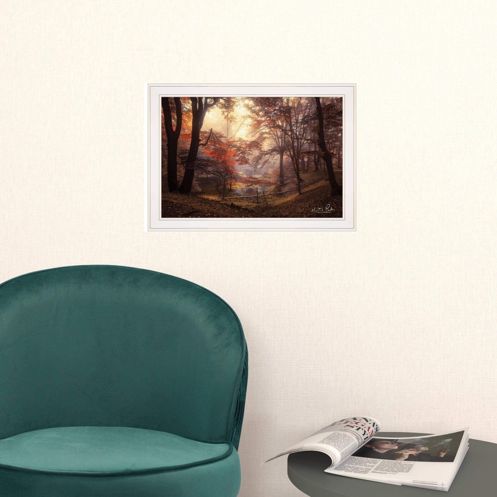 The Pool 1 White Framed Print Wall Art - Galactic capuchin