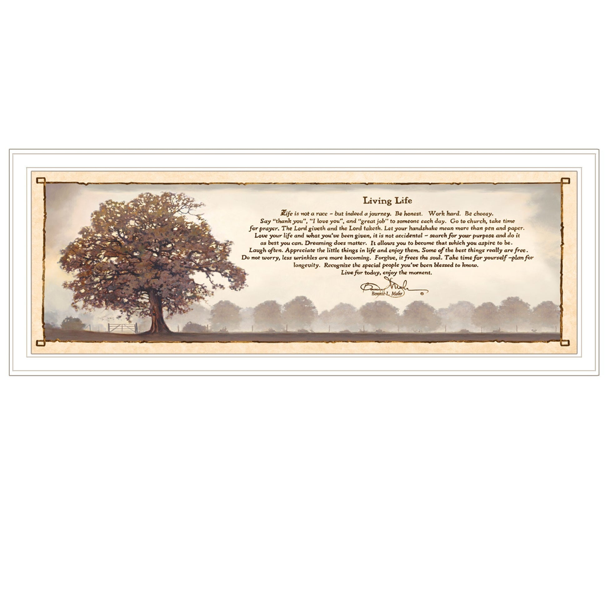 Living Life 10 White Framed Print Wall Art - Galactic capuchin