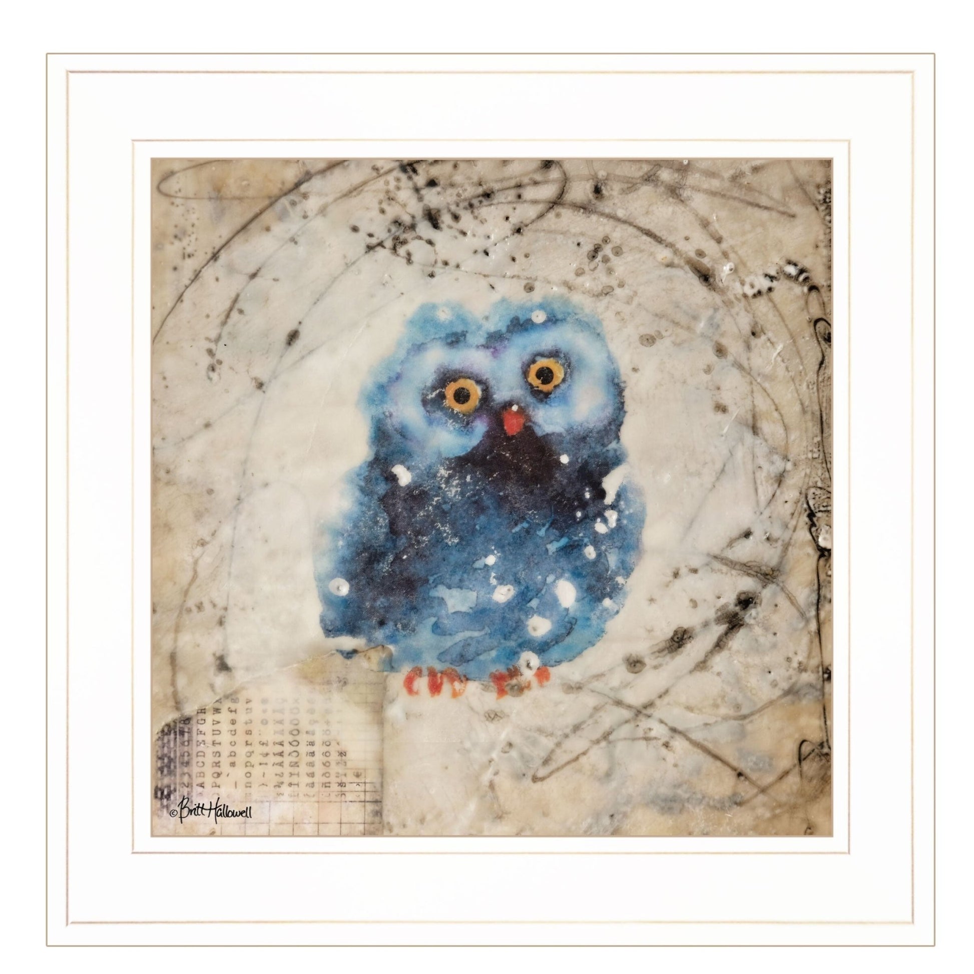 The Wonder Years II 2 White Framed Print Wall Art - Galactic capuchin