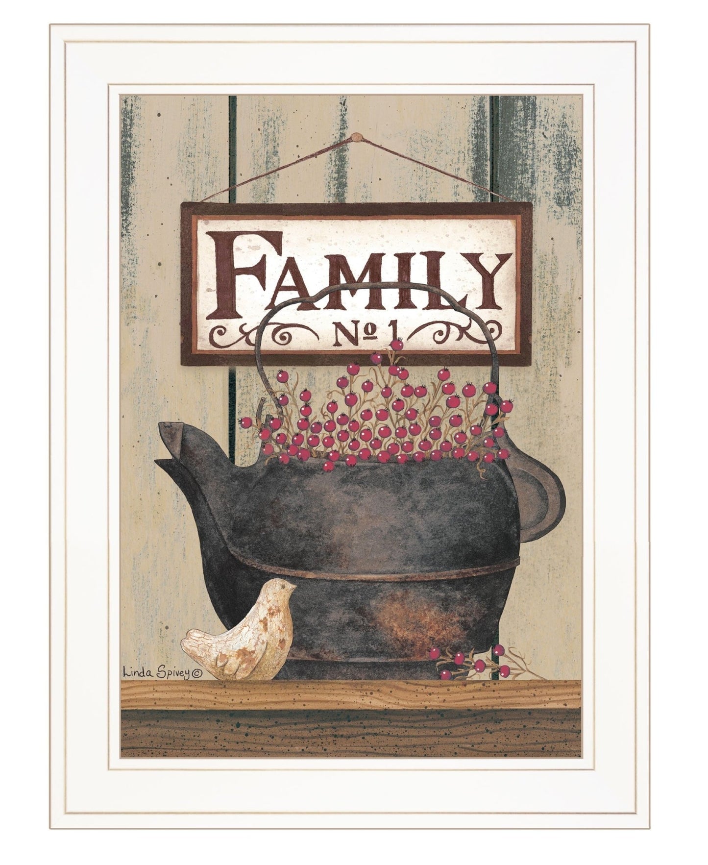 FAMILY NO1 White Framed Print Wall Art - Galactic capuchin