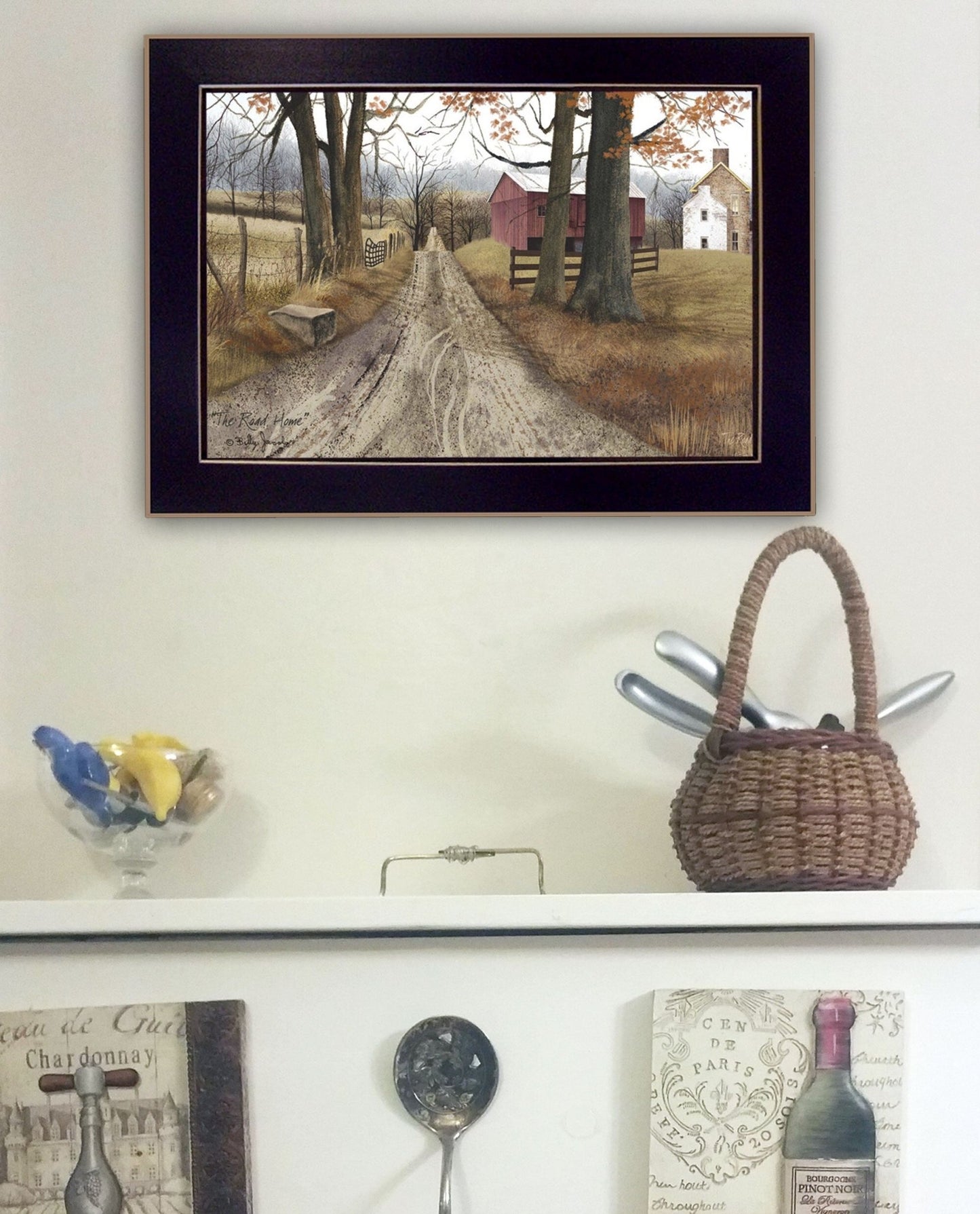The Road Home Black Framed Print Wall Art - Galactic capuchin