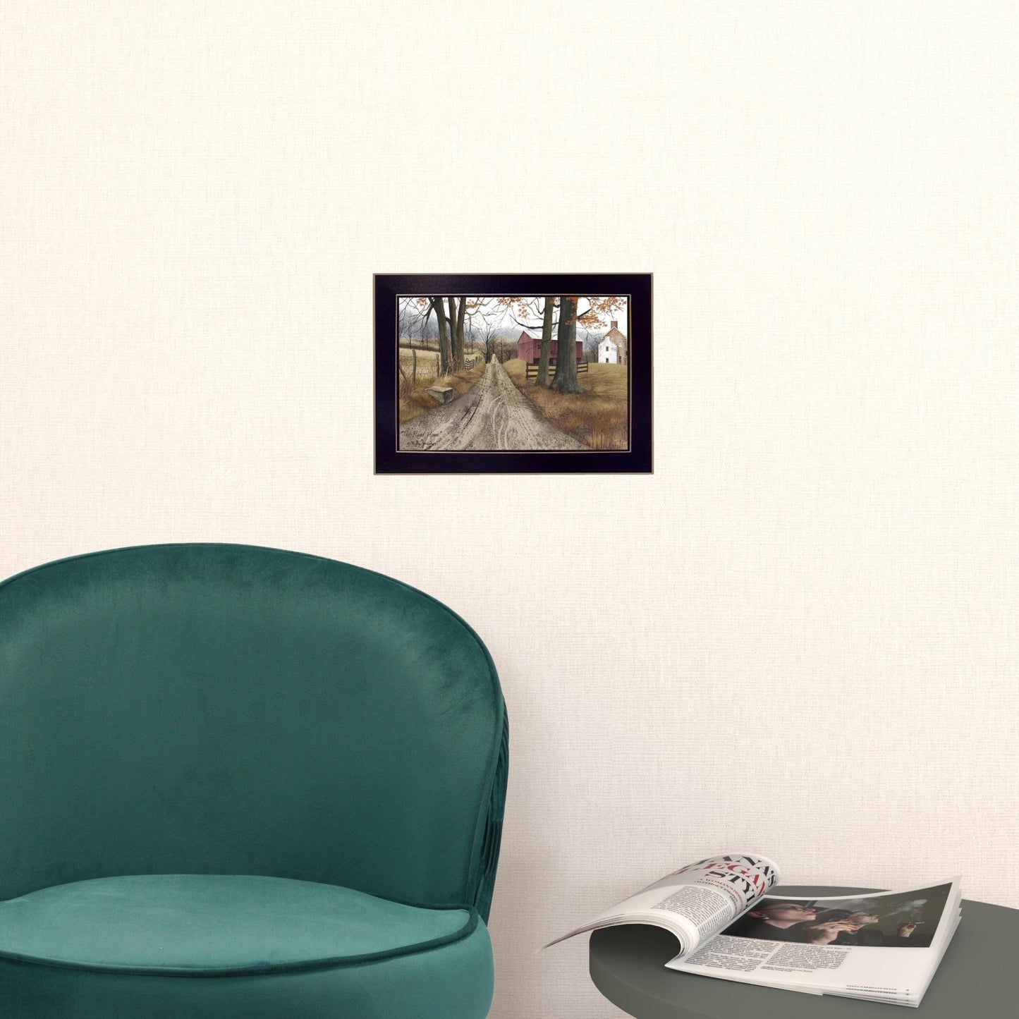 The Road Home Black Framed Print Wall Art - Galactic capuchin