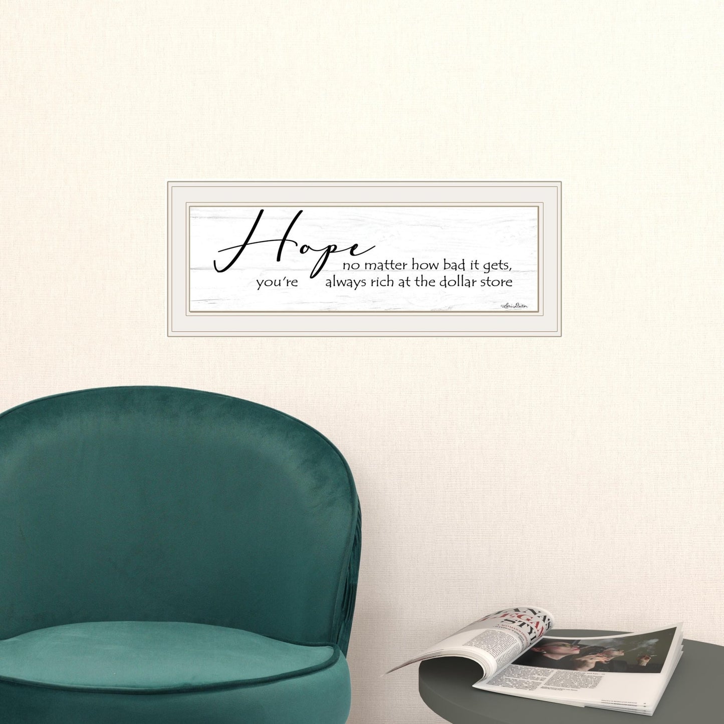 Hope 1 White Framed Print Wall Art - Galactic capuchin