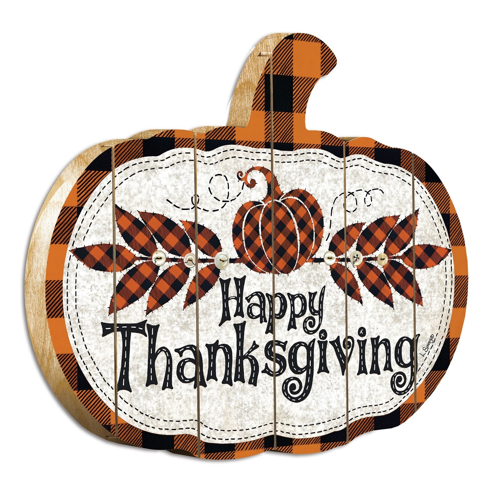 Happy Thanksgiving Unframed Print Wall Art - Galactic capuchin