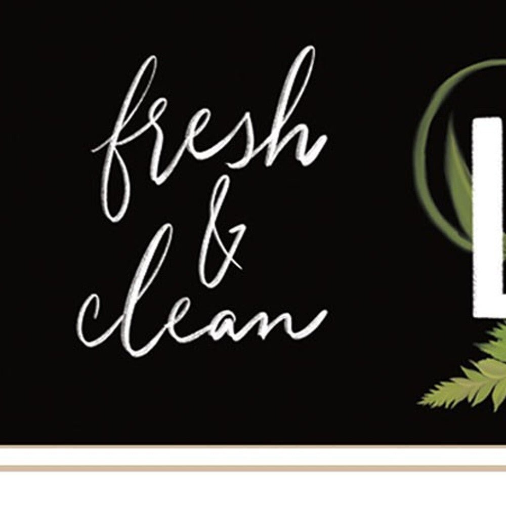 Laundry Fresh and Clean 2 White Framed Print Bathroom Wall Art - Galactic capuchin
