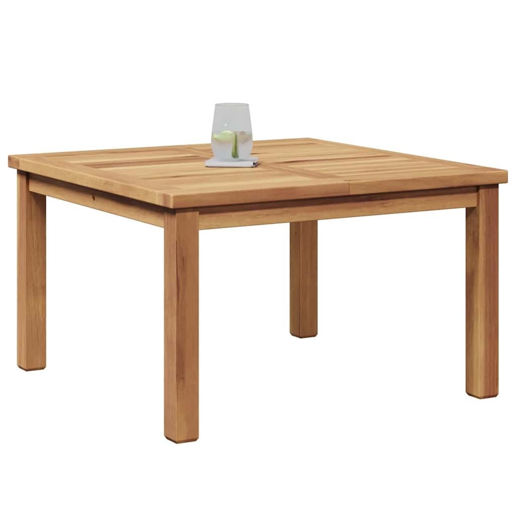 Coffee Table Brown 23.62 x 23.62 x 14.17 in Solid Teak Wood - Galactic capuchin