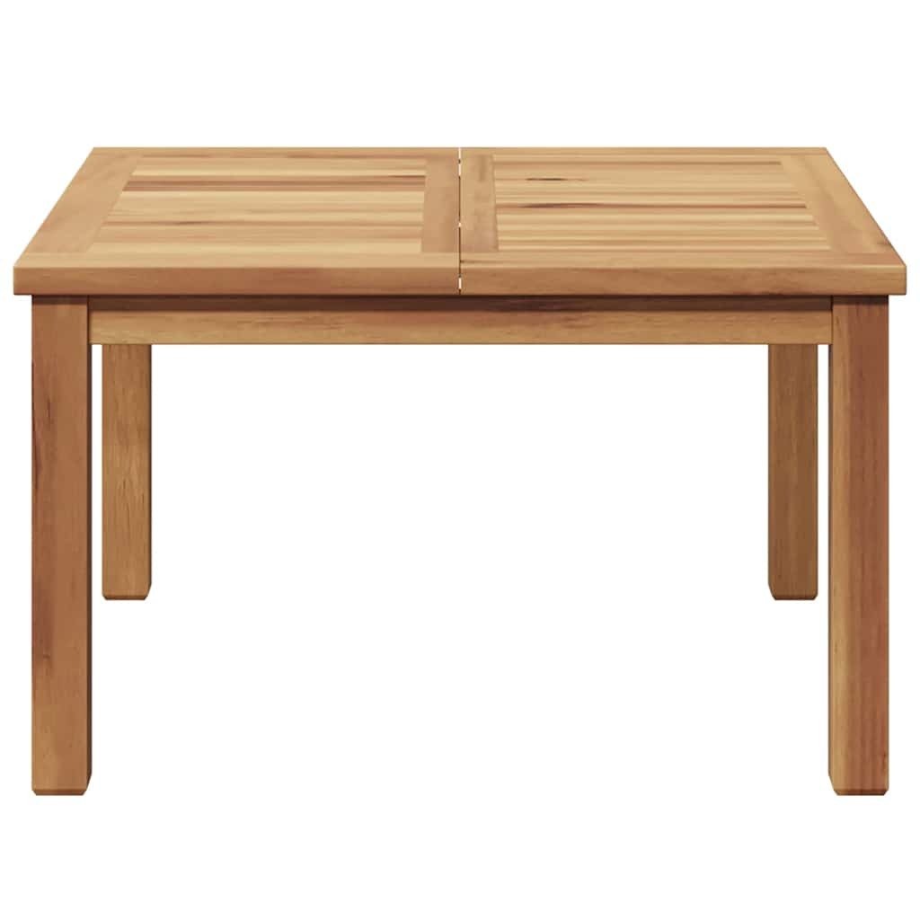 Coffee Table Brown 23.62 x 23.62 x 14.17 in Solid Teak Wood - Galactic capuchin