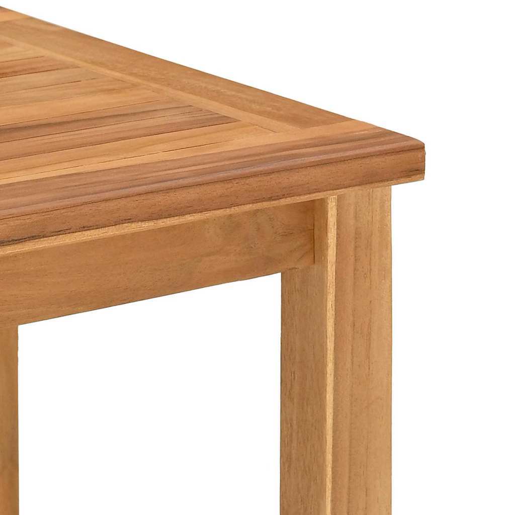 Coffee Table Brown 23.62 x 23.62 x 14.17 in Solid Teak Wood - Galactic capuchin