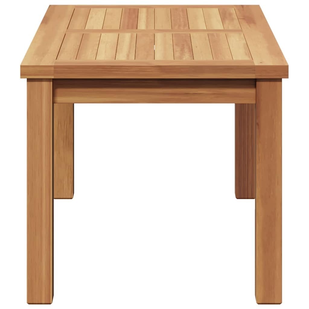Coffee Table Brown 27.56 x 15.75 x 14.17 in Solid Teak Wood - Galactic capuchin
