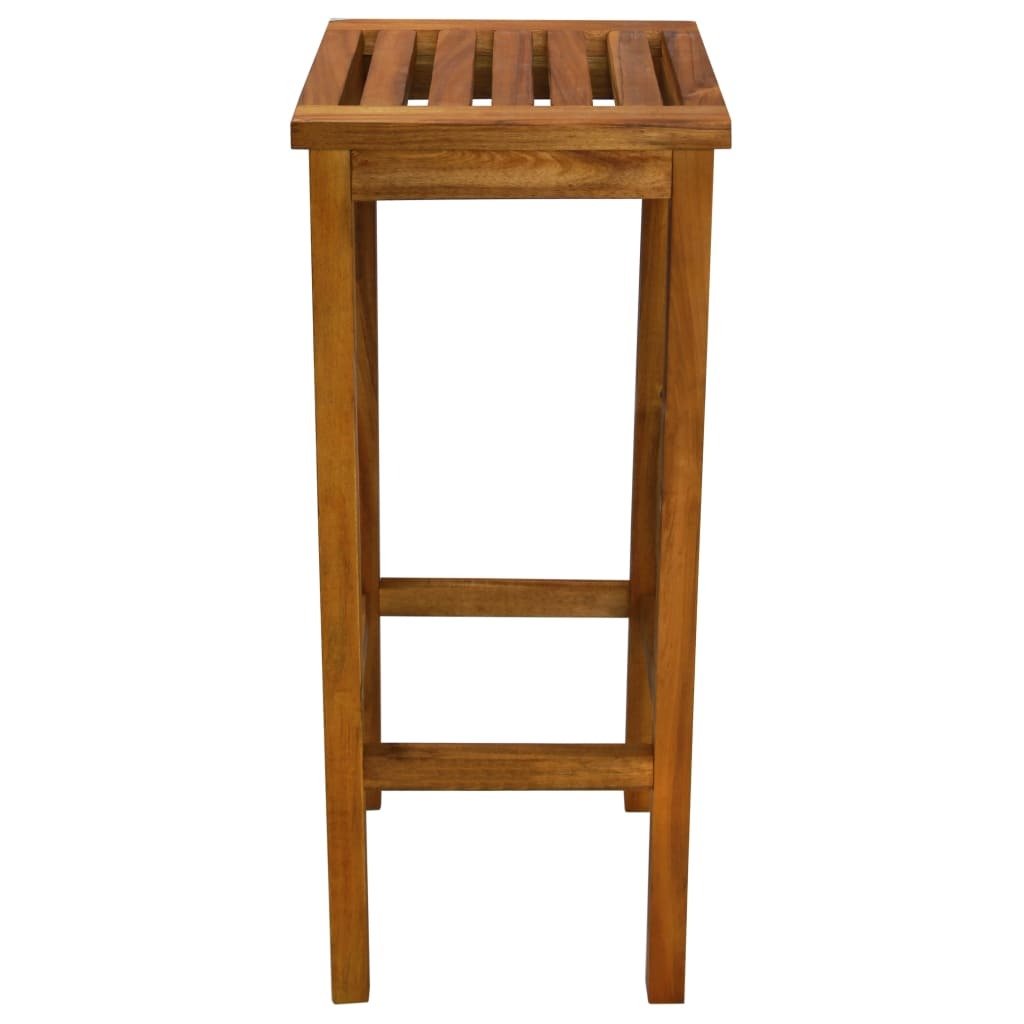 Bar Chairs 2 pcs Solid Acacia Wood - Galactic capuchin