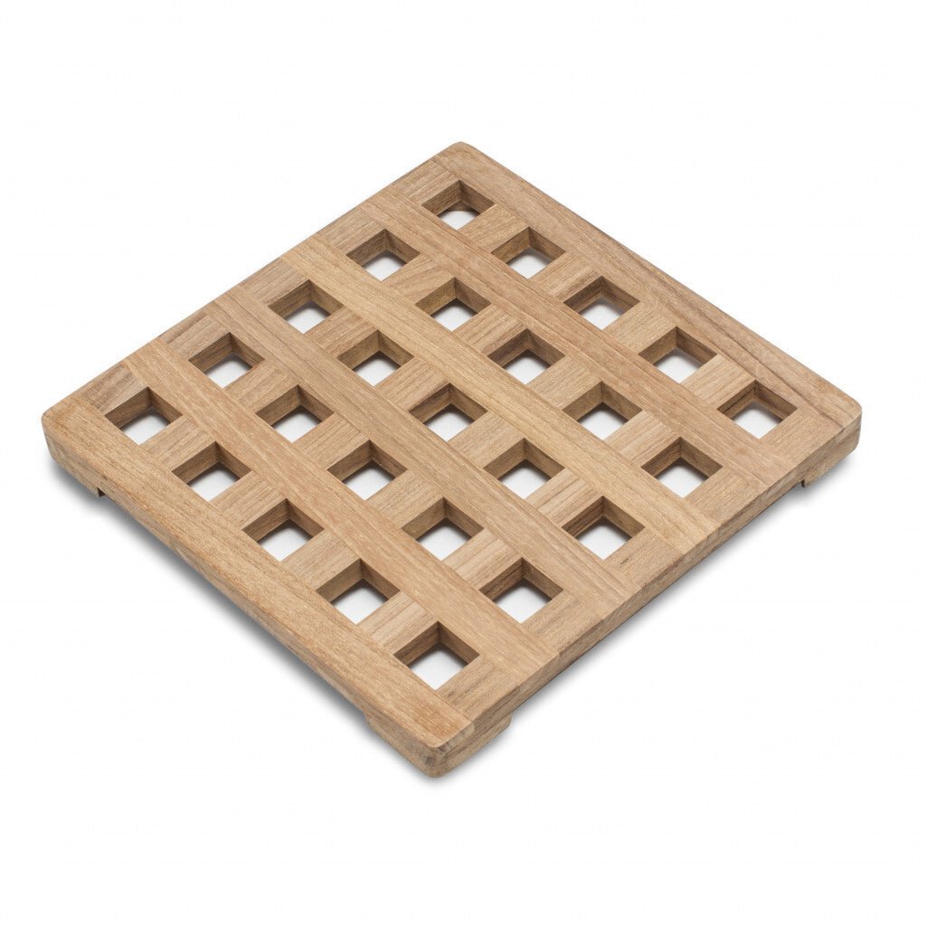 8.00 " Square Wood Trivet - Galactic capuchin