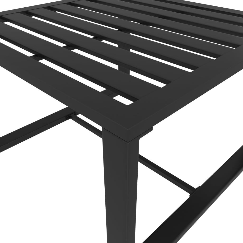 Coffee Table Aluminum Anthracite - Galactic capuchin