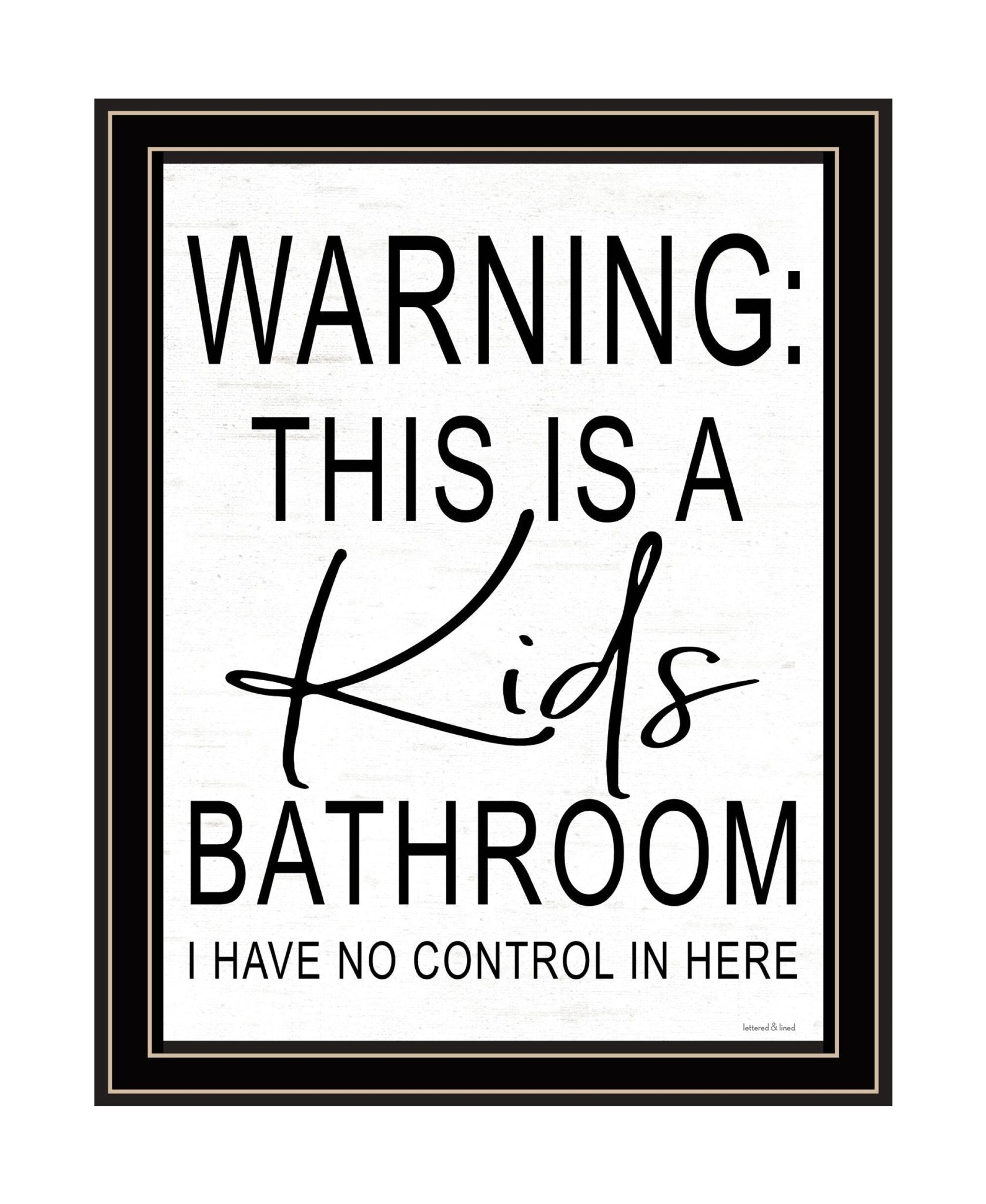 Kids Bathroom Black Framed Print Bathroom Wall Art - Galactic capuchin