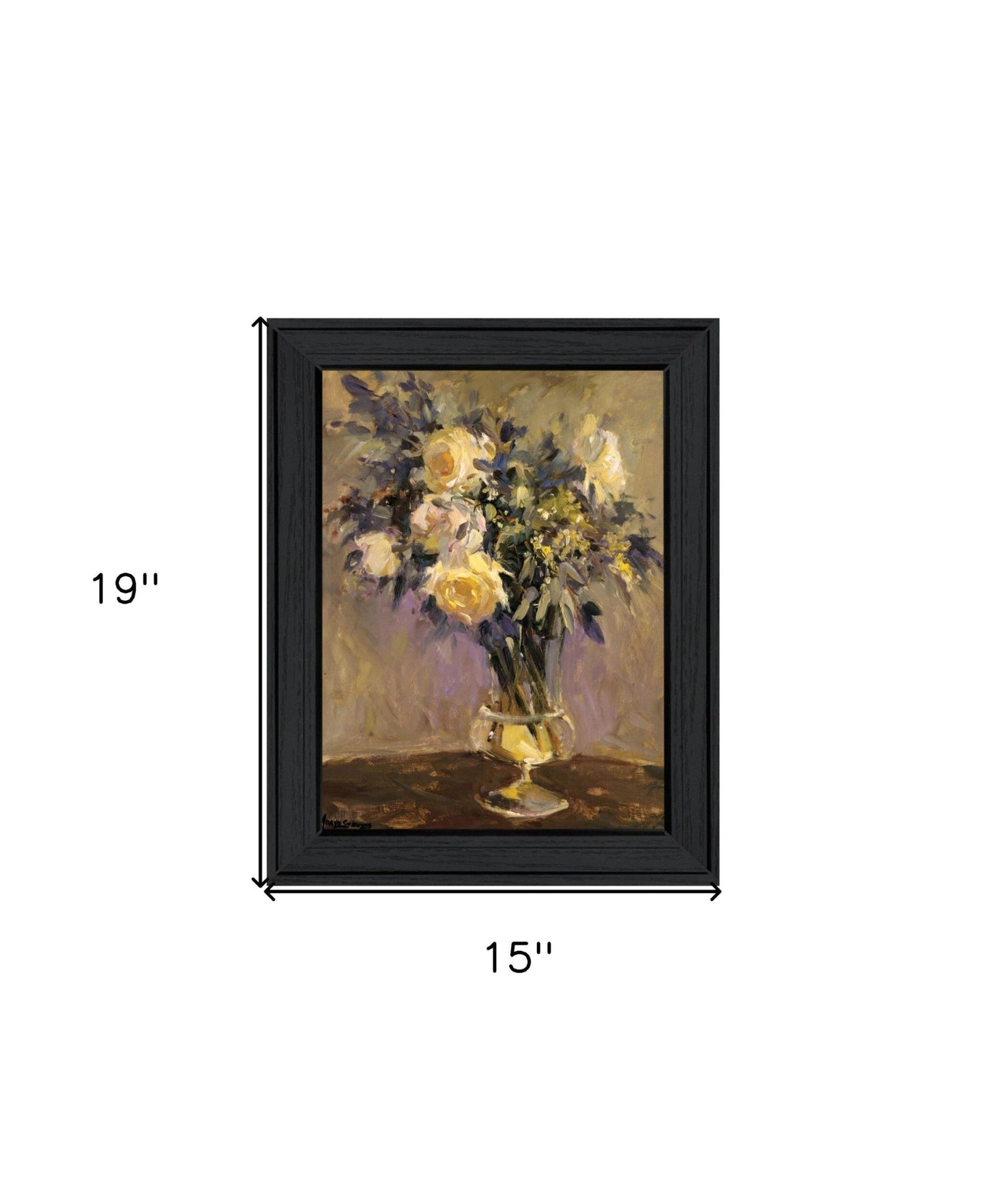Evening Vase Black Framed Print Wall Art - Galactic capuchin