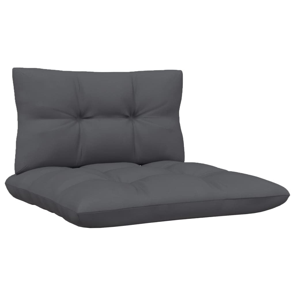 Patio Middle Sofa with Cushions White Solid Pinewood - Galactic capuchin