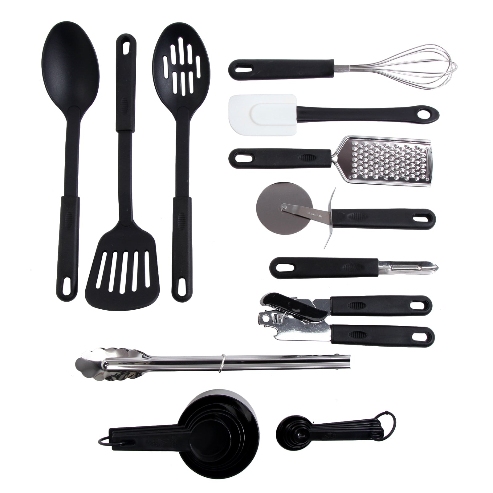 Gibson Home Total Kitchen 20 - Piece Tool/Gadget Prep N' Serve Combo Set - Galactic capuchin