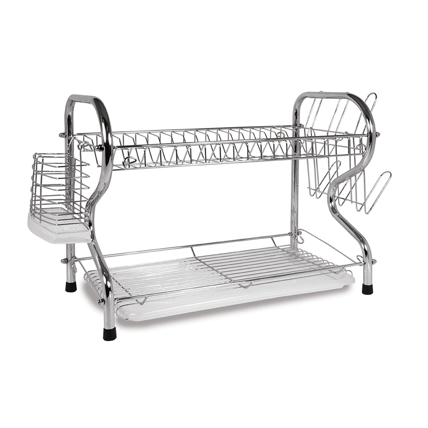 Better Chef 16 - inch 2 Level Dish Rack - Galactic capuchin
