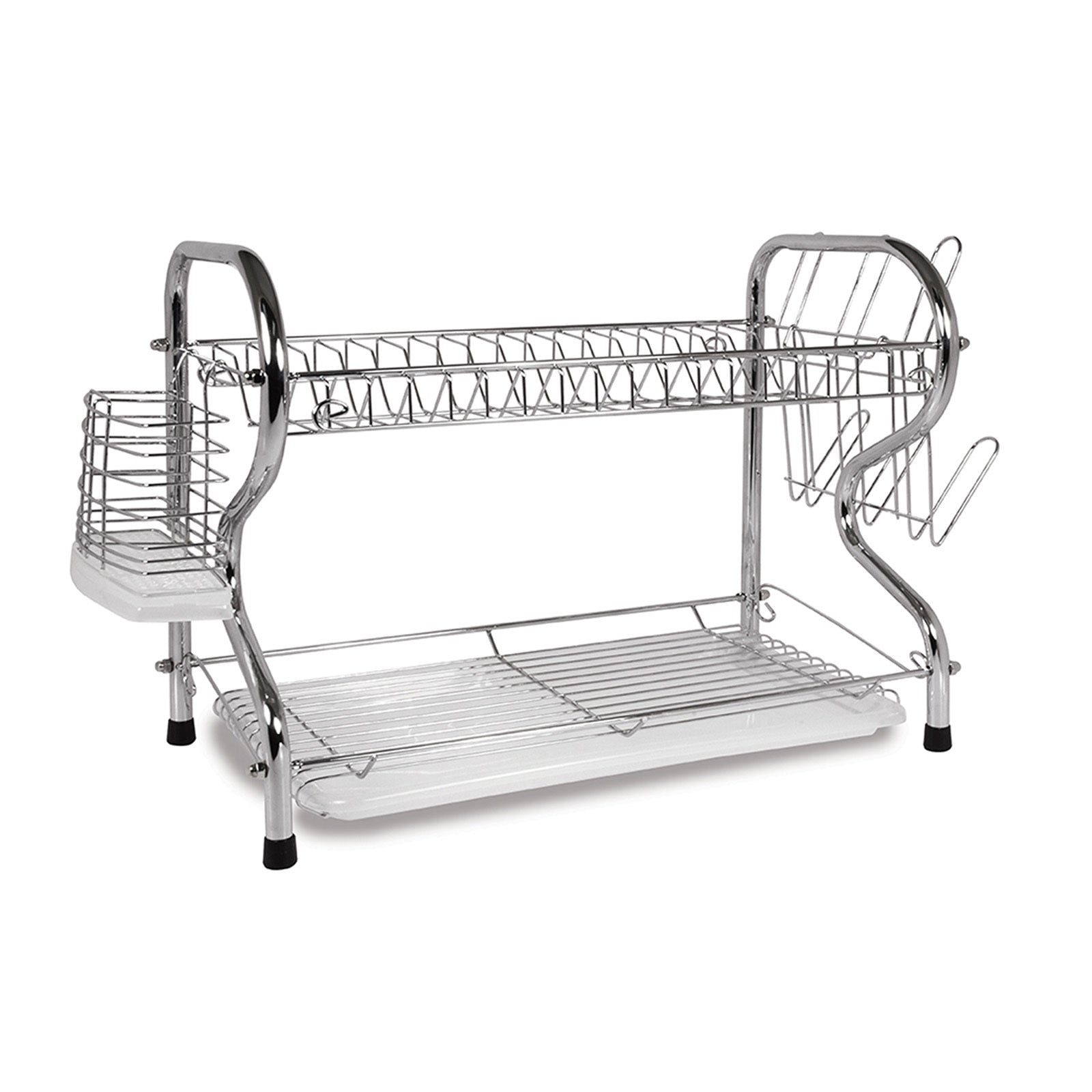 Better Chef 16 - inch 2 Level Dish Rack - Galactic capuchin