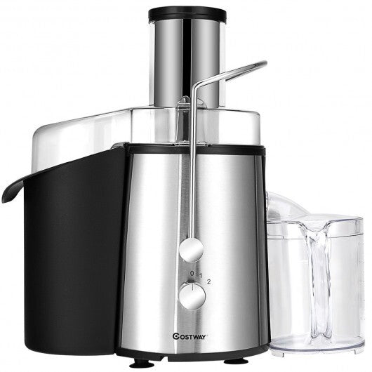 2 Speed Electric Juice Press for Fruit and Vegetable - Color: Silver - Galactic capuchin