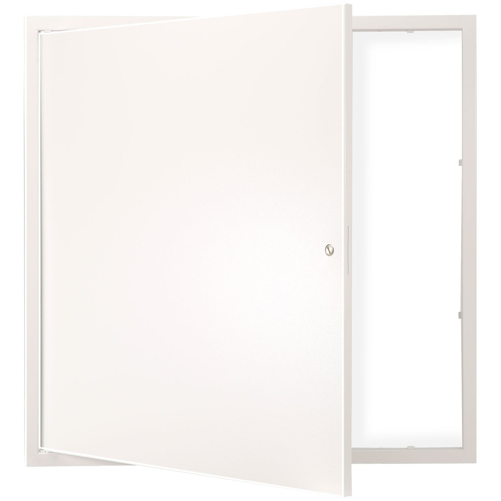 Access Panel for Drywall & Ceiling, 24 x 24 Inch Plumbing Access Panels, Reinforced Access Door, Heavy - Duty Steel Wall Hole Cover, Easy Install Removable Hinged Panel for Wiring & Cables, Silver - Galactic capuchin