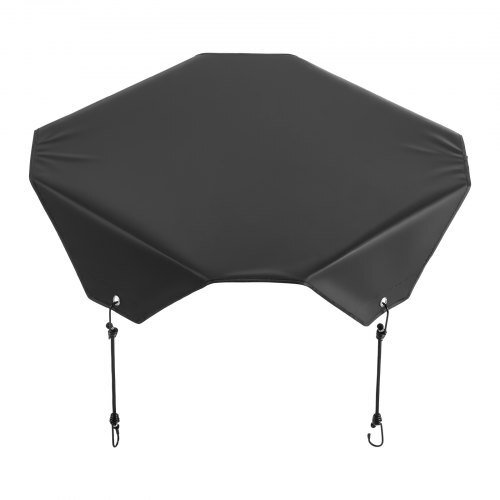 Air Conditioner Cover for Outside Units, 28 x 28 inch Central AC Cover for Air Conditioning Unit, Top Universal Mesh Defender Rainproof Easy Install for Outdoor Outside All Seasons, Black - Galactic capuchin