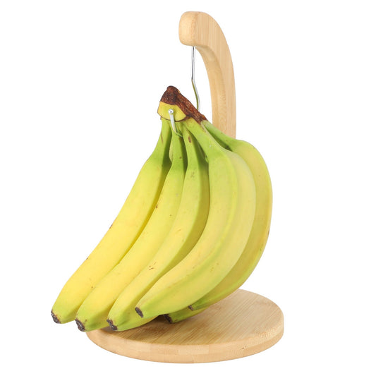 MegaChef Bamboo Wood Banana Hanger - Galactic capuchin