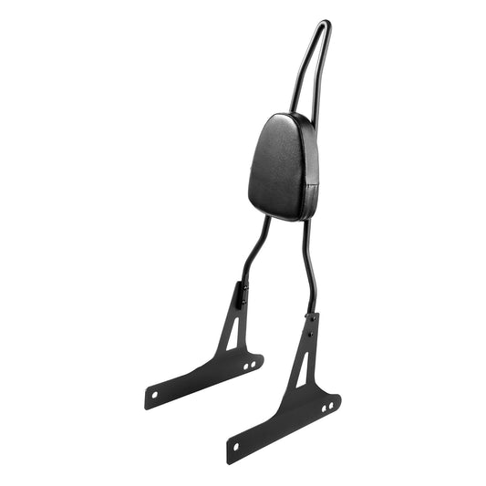 Motorcycle Backrest Sissy Bar, Compatible with Harley - Davidson Dyna Street Glide, Road Glide, and Road King, 29 - Inch Height Detachable Passenger Backrest, Black - Galactic capuchin